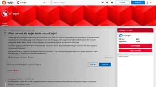What the heck did target due to redcard login? : Target - Reddit