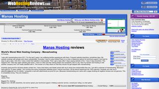 manas hosting control panel