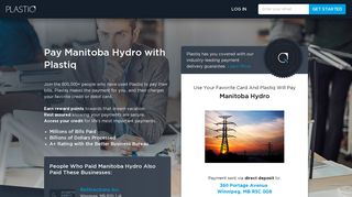 Pay Manitoba Hydro with Plastiq