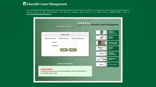 Manulife Asset Management Login And Support