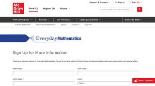 McGraw-Hill Education | Everyday Mathematics | Sign Up for More ...