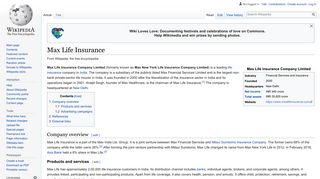 Max Life Insurance - Wikipedia