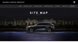 Site map | Mazda Capital Services | Chase.com