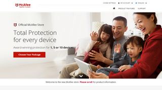McAfee Subscription Renewal | McAfee™ Official Store UK