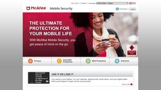 McAfee Mobile Security, the leading mobile security service for ...