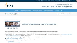 How to Use This Site – MAS - Medical Answering Services