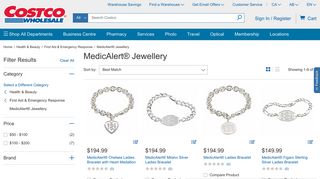 MedicAlert® Jewellery | Costco