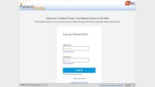 Patient Portal: Login