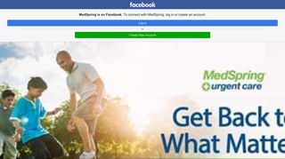 MedSpring - Home | Facebook - Facebook Touch