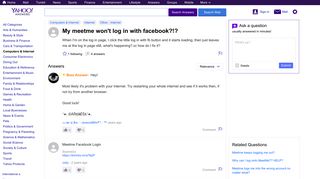 Meetme login using facebook