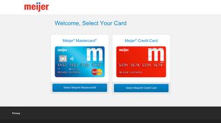 Meijer Credit Card Mastercard Login and Support