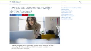 How Do You Access Your Meijer MyInfo Account? | Reference.com