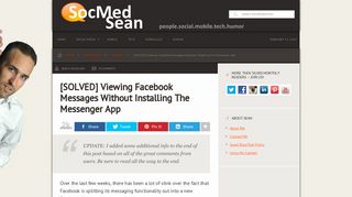 Viewing Facebook Messages Without Installing The Messenger App