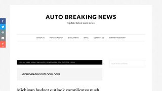 Michigan gov outlook login – Auto Breaking News