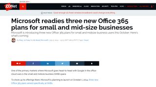 office 365 for small business plans