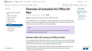 how to activate office in mac