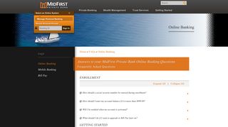 Online Banking | MidFirst Private Bank