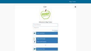 Miga Tuition Login - TutorCruncher