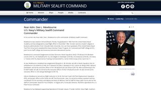 Commander, Military Sealift Command