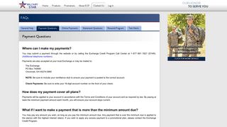 MyECP : Payment Questions