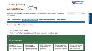 Mintel - Market Research Information - HSS8002 Company and ...