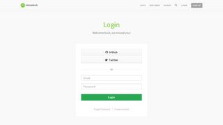 Login — MinuteDock API