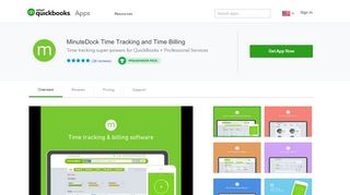 MinuteDock Time Tracking and Time Billing | QuickBooks App Store
