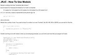 Modulus Sign In Java Login And Support