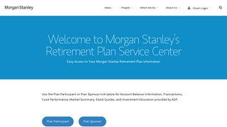 My Retirement - Morgan Stanley
