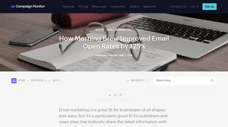 How Morning Brew Improved Email Open Rates by 125% | Campaign ...