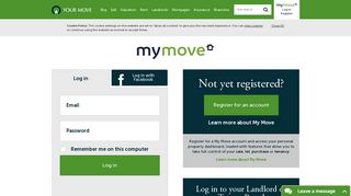 My Move - Log in - Your Move