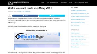 What Is MunchEye? Everything You Should Know In One Review - Crytonic