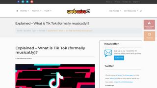 What is Tik Tok (formally musical.ly)? - Webwise