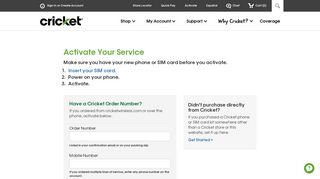 Activate Your Service | Cricket - Cricket Wireless