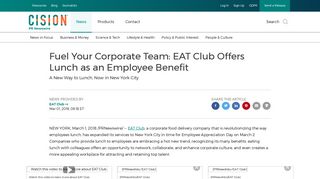 Fuel Your Corporate Team: EAT Club Offers Lunch as an Employee ...