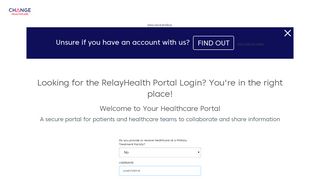 Relay Health Portal - Change Healthcare