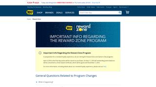 Best Buy Reward Zone™ Program - Members Only