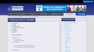 Configuring Outlook using IMAP - MyACTV.net