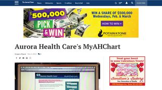 Aurora Health Care's MyAHChart | | journaltimes.com