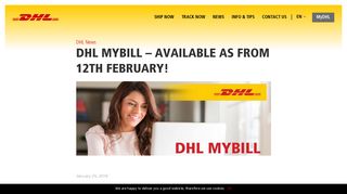 Mybills Dhl