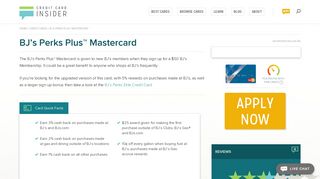 BJ's Perks Plus Card - Info & Reviews - Credit Card Insider