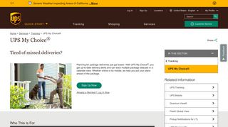 UPS My Choice® | UPS Services - United States - UPS.com