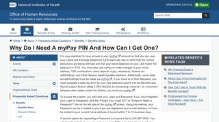 Why Do I Need A myPay PIN And How Can I Get One? | Office of ...
