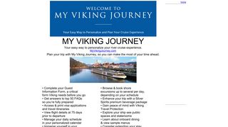 My Viking Journey - Your easy way to personalize your river cruise ...