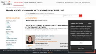 Travel agents who work with Norwegian Cruise Line | Travel Leaders