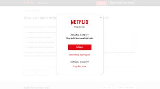 Netflix Account Settings Login And Support