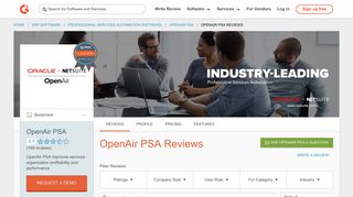 OpenAir PSA Reviews 2018 | G2 Crowd