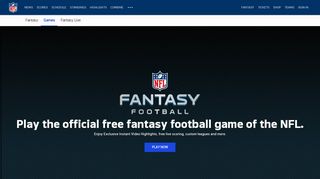NFL Fantasy Football Games | NFL.com