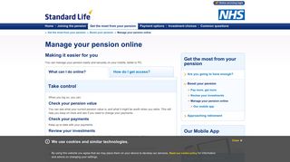 Manage your pension online - Workplace pension - your employer
