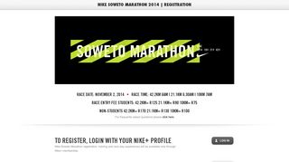 Nike+ Registration